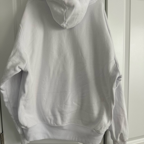 White hooded sweatshirt - Picture 3 of 4
